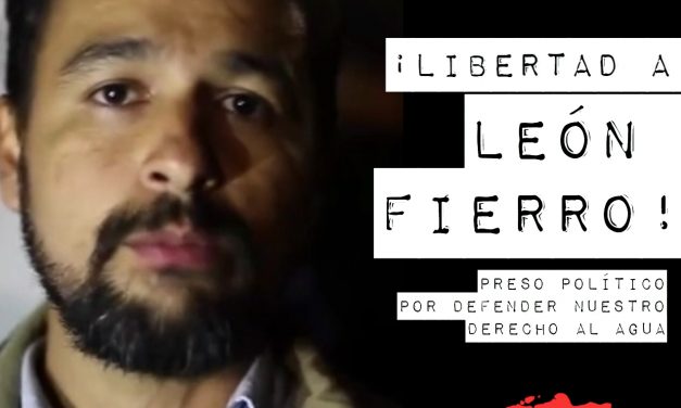 Libertad inmediata para León Fierro.