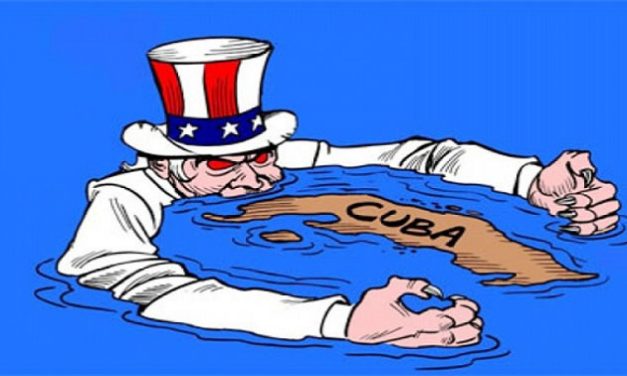 Alto al bloqueo económico y a las acciones para derrocar al régimen socialista cubano