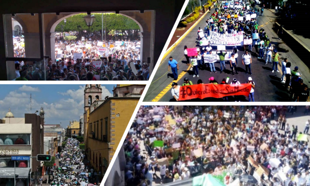 Alto a la inseguridad en #Guanajuato. ¡Viva la marcha de Celaya!