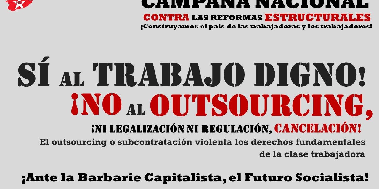 No al Outsourcing