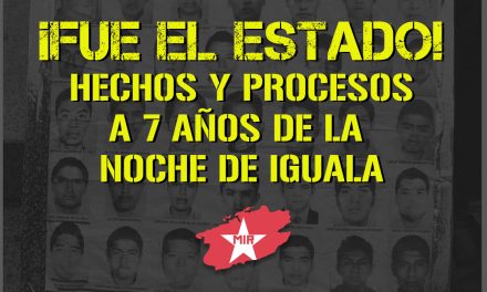 ¡FUE EL ESTADO! HECHOS Y PROCESOS A 7 AÑOS DE “LA NOCHE DE IGUALA”